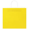 vidaXL Sacos de papel 250 unid com al&ccedil;as amarelo 32x22x28 cm