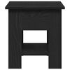 vidaXL Mesa de centro Carvalho Preto 40 x 40 x 42 cm