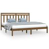 vidaXL Estrutura de cama super king 180x200 cm madeira castanho-mel