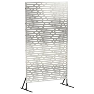 vidaXL Protetor de Privacidade 100 x 50 x 180 cm A&ccedil;o inoxid&aacute;vel