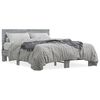vidaXL Estrutura cama 140x190 cm derivados de madeira/metal