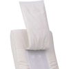vidaXL Cadeira de massagens shiatsu couro artificial branco