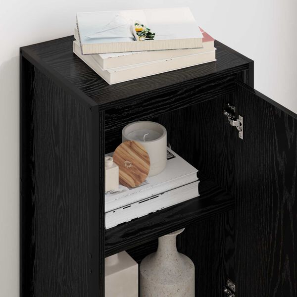 vidaXL Buffet Carvalho Preto 43 x 36 x 75,5 cm Madeira processada