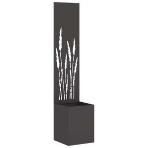 vidaXL Tela de Privacidade para Jardim Fretwork Preto 32 x 32 x 150 cm