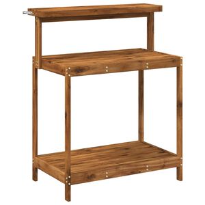 vidaXL Bancada de Replantio ao Ar Livre 86,5 x 48,5 x 106 cm Natural