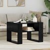 vidaXL Mesa de centro com armazenamento Carvalho Preto 66 x 53 x 45 cm