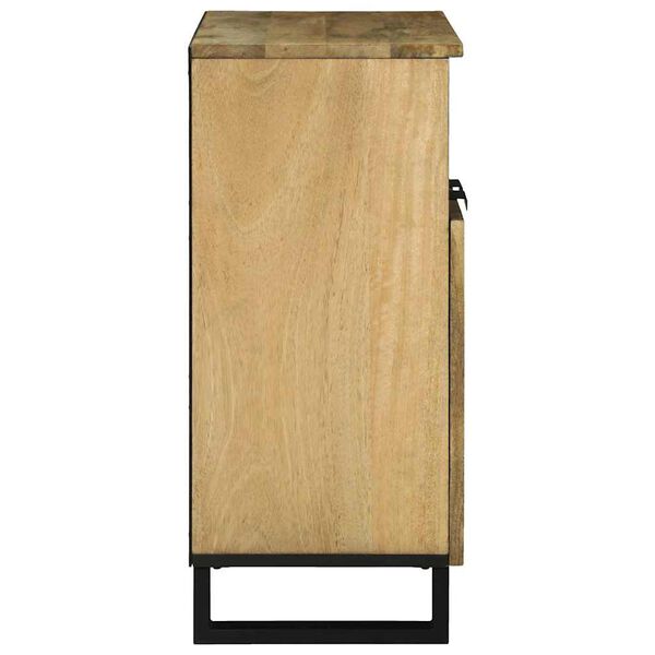 vidaXL Buffet Castanho 60 x 33 x 75 cm Madeira de mangueira maci&ccedil;a