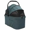 vidaXL Carrinho de Pet Dobrável Ajustável Verde 78 x 54 x 101 cm