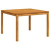 vidaXL Mesa de jantar p/ jardim 110x110x75 cm madeira de ac&aacute;cia maci&ccedil;a