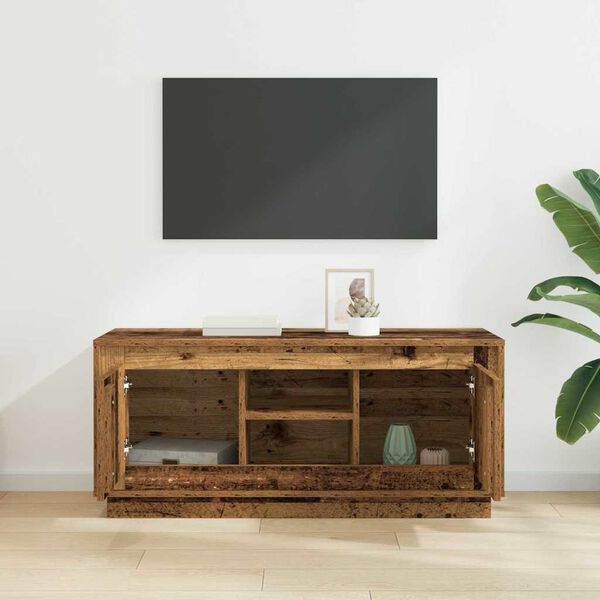 vidaXL Gabinete para TV Madeira Antiga 102 x 35 x 45 cm