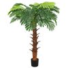 vidaXL Palmeira cica artificial com vaso 160 cm verde