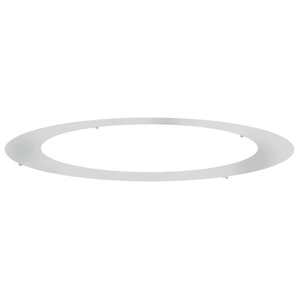 vidaXL adequado para Anel de &Aacute;rvore Plano Prateado &Oslash;90 / 120 cm