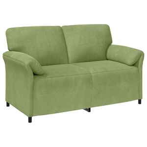 vidaXL Sof&aacute; para 2 Pessoas Verde Claro 158 x 83 x 95 cm Veludo