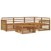 vidaXL Conjunto de Sof&aacute;s para Exterior 5 pcs Natural