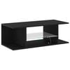 vidaXL Gabinete para TV com gaveta Carvalho Preto 90 x 39 x 30 cm