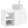 vidaXL Conjunto de M&oacute;veis para Banheiro 2 pcs Branco