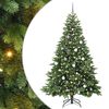 vidaXL &Aacute;rvore de Natal Artificial com 300 LEDs Verde 210 cm PE e PVC