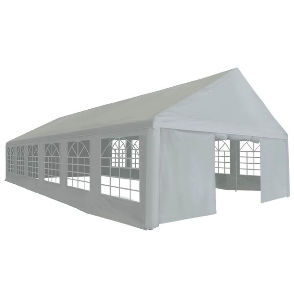 vidaXL Tecido da Tenda Sem Estrutura Cinzento 12 x 6 m PE