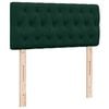 vidaXL Estrutura cama otomana colch&atilde;o 80x200 cm veludo verde escuro