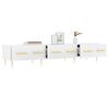 vidaXL Móvel de TV 150x36x30 cm derivados de madeira branco