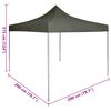 vidaXL Tenda de Festa Antracite 200 x 200 x 315 cm Tecido Oxford
