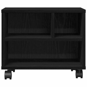 vidaXL Suporte para Impressora Carvalho Preto 41 x 32 x 34,5 cm