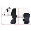 vidaXL Brinquedo de montar panda peluche preto e branco XXL