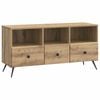 vidaXL Gabinete para TV Carvalho Arttisan 102 x 34,5 x 50 cm