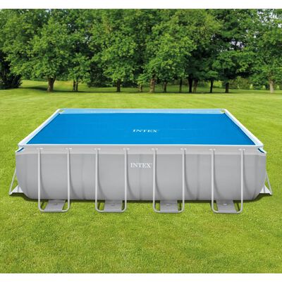 Intex Cobertura para piscina solar 476x234 cm polietileno azul