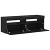 vidaXL Gabinete para TV Carvalho Preto 120 x 35 x 40 cm