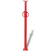 vidaXL Suporte Acrow Manual Vermelho 180 x 12,5 x 12,5 cm