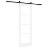 vidaXL Porta Deslizante ORKDAL Branco e Preto 73,5 x 211 cm