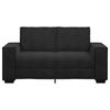 vidaXL Sof&aacute; de 2 lugares veludo 160x78x84 cm preto