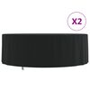 vidaXL Capas p/ mob&iacute;lia de jardim 2 pcs &Oslash; 244x71 cm tecido oxford 420D