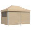 vidaXL Tenda de Festa Bege 279 x 410 x 315 cm Tecido Oxford
