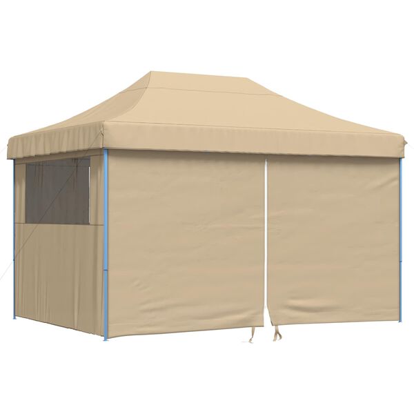 vidaXL Tenda de Festa Bege 279 x 410 x 315 cm Tecido Oxford