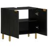 vidaXL Arm&aacute;rio para lavat&oacute;rio 62x33x58 cm derivados de madeira preto