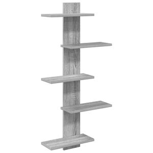 vidaXL Prateleira Flutuante de Parede Sonoma cinzento