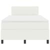 vidaXL Cama Box com luzes de tira LED Creme e Branco 193 x 120 x 88 cm