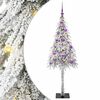 vidaXL &Aacute;rvore de Natal com 150 LEDs com suporte Branco 150 cm PE e A&ccedil;o