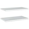 vidaXL Prateleiras de parede 2 pcs 75x40 cm a&ccedil;o inoxid&aacute;vel prateado
