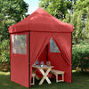 vidaXL Tenda de Festa Borgonha 200 x 200 x 306 cm Tecido Oxford