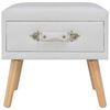 vidaXL Mesas-de-cabeceira 2 pcs 40x35x40 cm couro artificial branco
