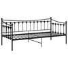 vidaXL Sof&aacute;-cama 90x200 cm metal preto