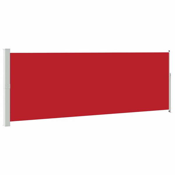 vidaXL Toldo lateral retr&aacute;til 160 x 500 cm vermelho