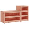 vidaXL Arm&aacute;rios de cozinha p/ exterior MEPPEL 2 pcs madeira de douglas maci&ccedil;a