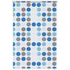 vidaXL Estore de rolo para o duche 140x240 cm c&iacute;rculos