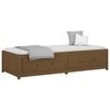 vidaXL Sof&aacute;-cama de solteiro 90x190 cm pinho maci&ccedil;o castanho mel