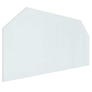 vidaXL Placa de Vidro para Lareira Transparente 120 x 60 cm Vidro