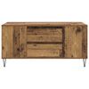 vidaXL Mesa de centro com gaveta Madeira Antiga 102 x 44,5 x 50 cm